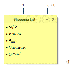 Simple Sticky Notes