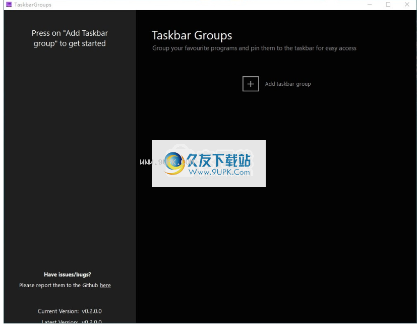 Taskbar Groups