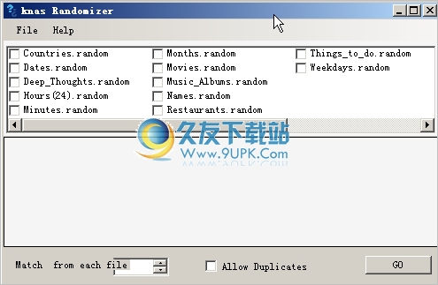 knas Randomizer 英文[数据随机提取器]