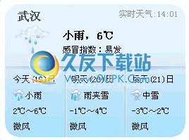 迷你天气预报下载中文免安装版[桌面天气预报软件]
