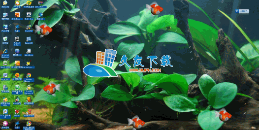 Gold Fish Aquarium 下载,会游的金鱼动态壁纸截图1