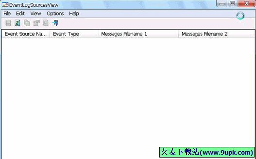 EventLogSourcesView 免安装[系统日志查看软件]截图1