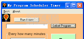 My Program Scheduler Timer 英文版