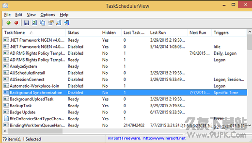 TaskSchedulerView(Windows任务管理软件) 中文