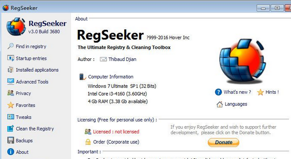 RegSeeker 英文版