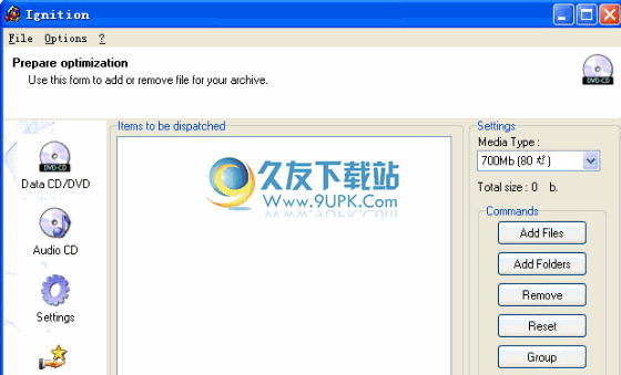 Ignition下载多语免安装版_法国DVD光盘刻录截图1