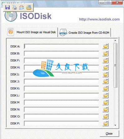 【ISO映像创建软件】ISODisk驱动盘符下载V英文版