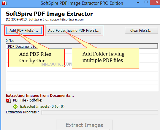 SoftSpire PDF Image Extractor