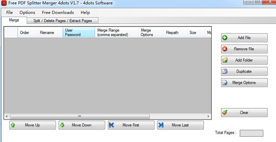 Free PDF Splitter Merger dots
