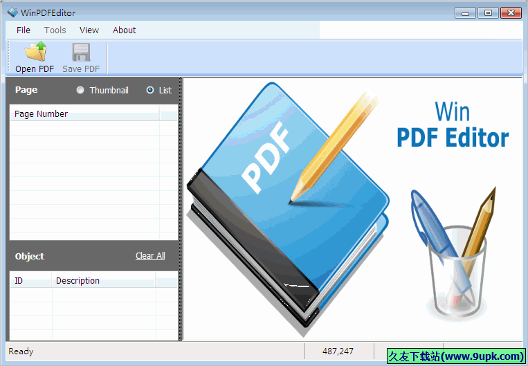 WinPDFEditor 免安装版[PDF文件编辑软件]