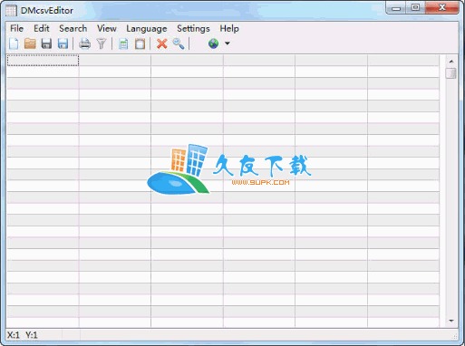 【csv格式编辑程序】DMcsvEditor下载v英文版