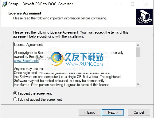 BoxoftPDFtoDOCConverter