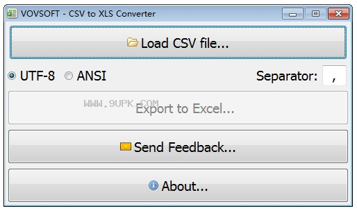 CSV to XLS Converter