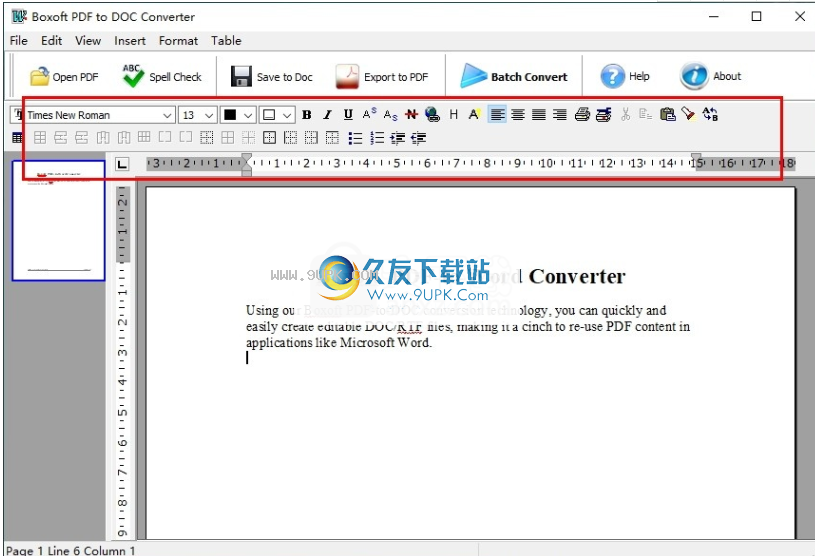 BoxoftPDFtoDOCConverter