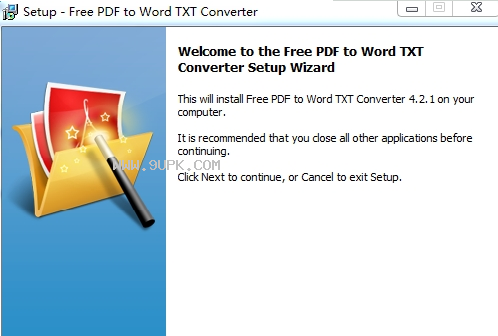 Free PDF to Word TXT Converter