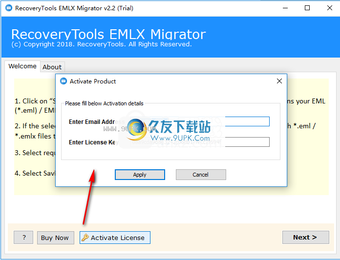RecoveryToolsEMLXMigrator