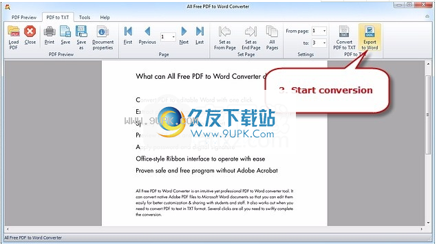 FreePDFtoWordConverter