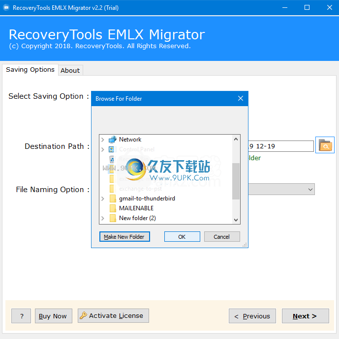 RecoveryToolsEMLXMigrator