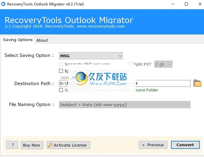 RecoveryToolsOutlookMigrator