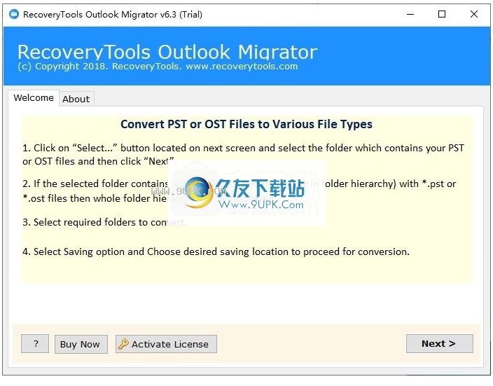 RecoveryToolsOutlookMigrator