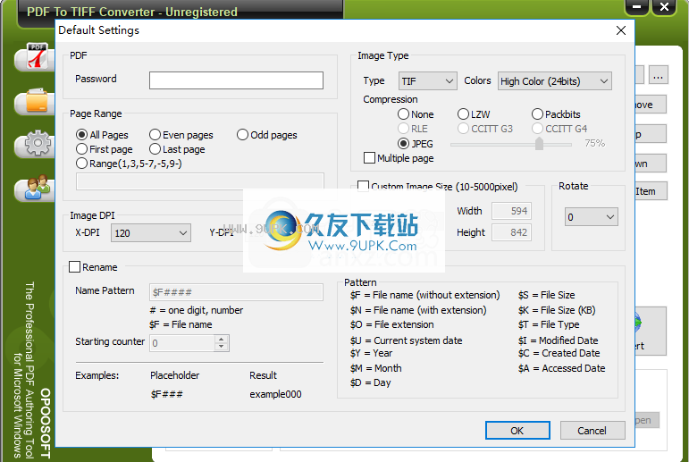 OpooSoftPDFToTIFFConverter
