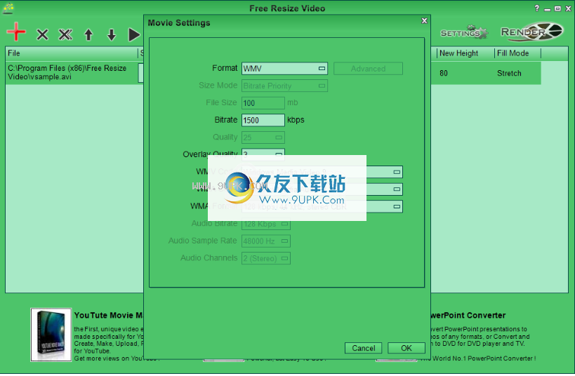 Free Resize Video