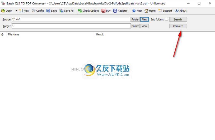 Batch XLS TO PDF Converter
