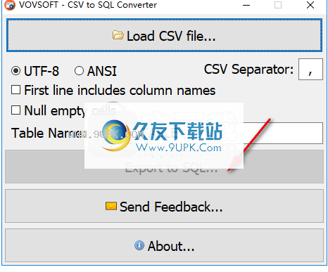 CSVtoSQLConverter