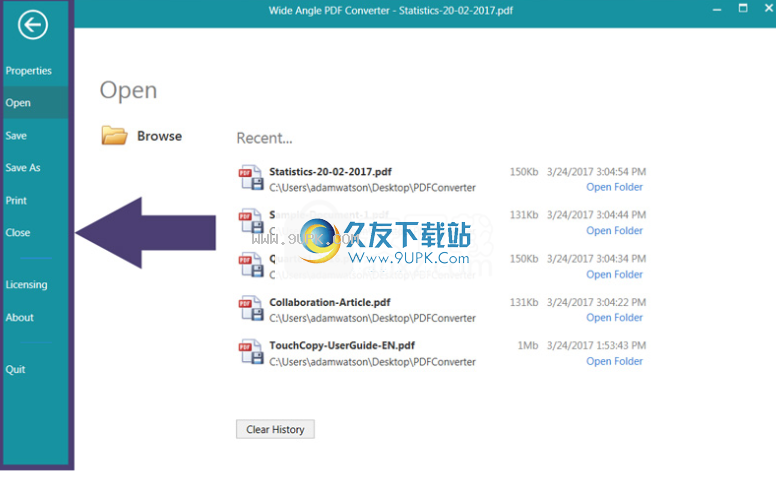 WideAnglePDFConverter