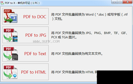 TriSun PDF to X
