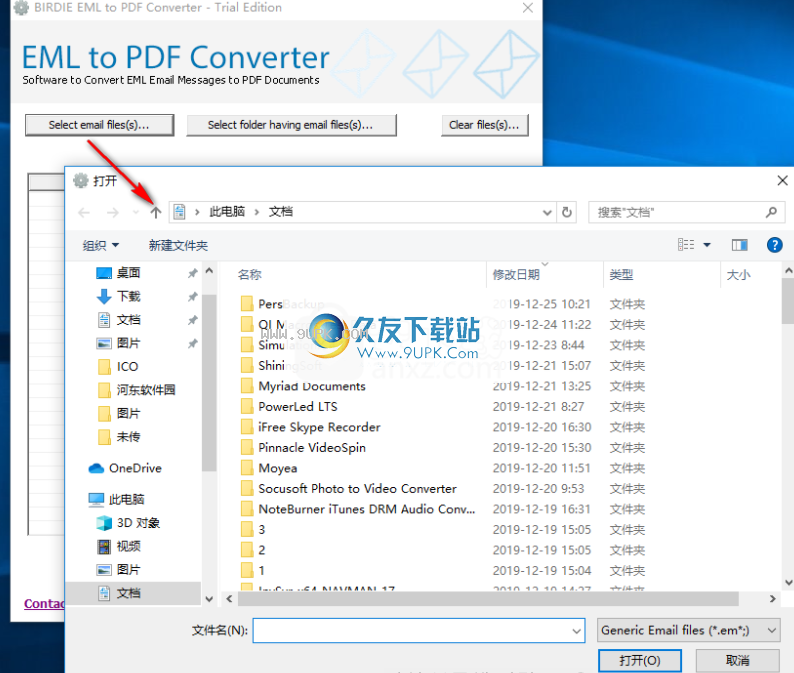BirdieEMLtoPDFConverter