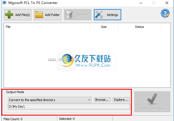 MgosoftPCLToPSConverter