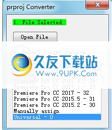 prprojConvert