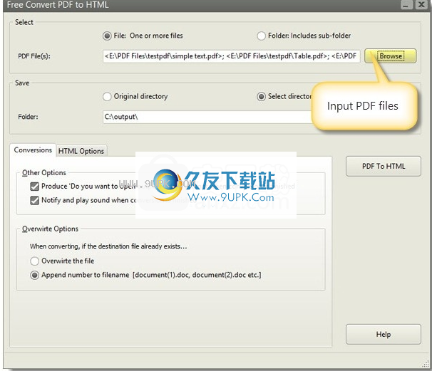 FreeConvertPDFtoHTML