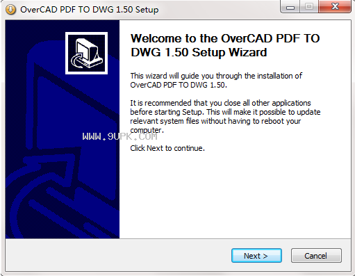 OverCAD PDF TO DWG Converter