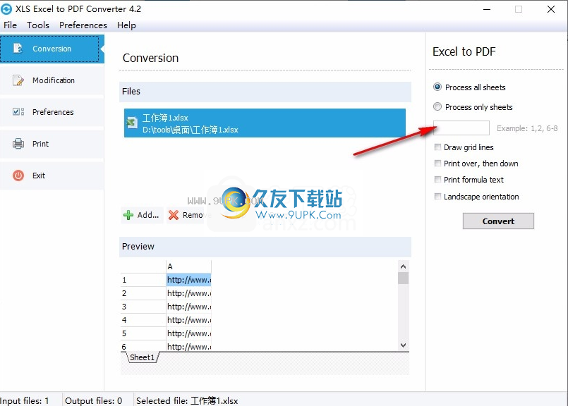 XLSExceltoPDFConverter