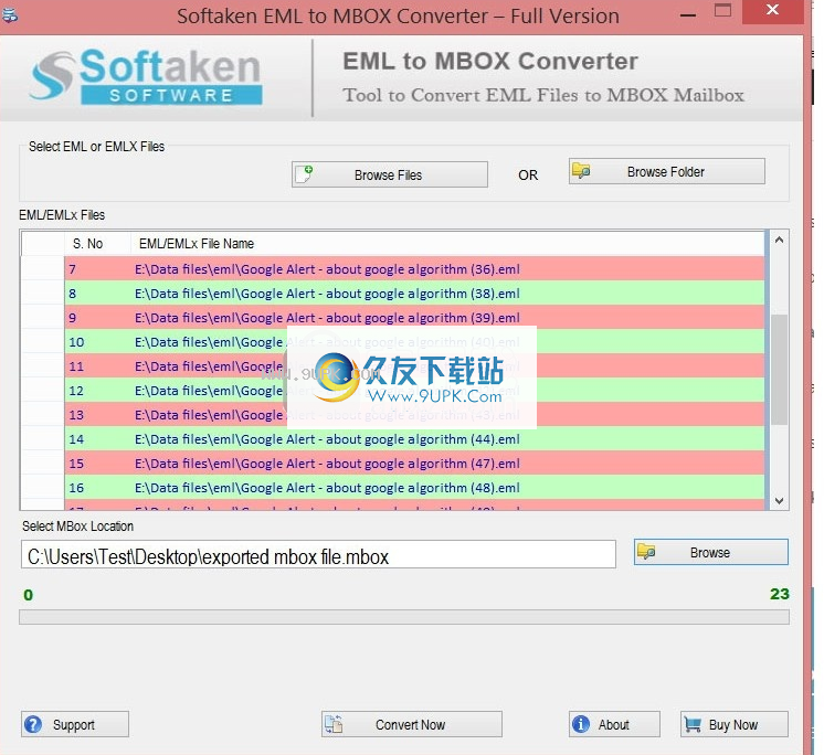 Softaken EML to MBOX Converter