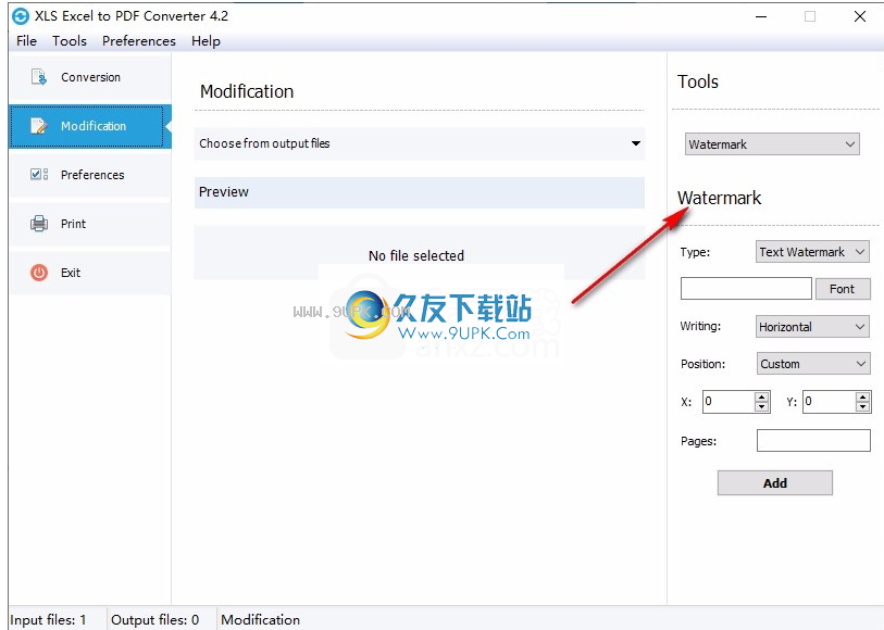 XLS Excel to PDF Converter