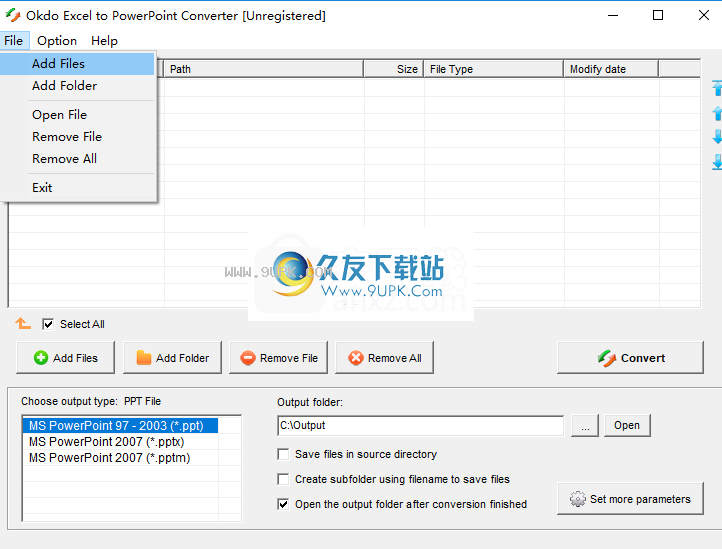 OkdoExceltoPowerPointConverter