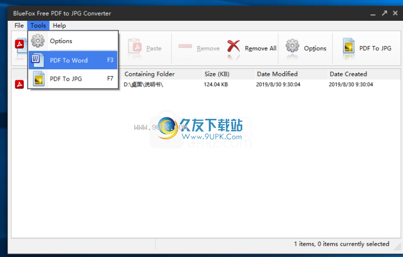 BlueFoxFreePDFtoJPGConverter