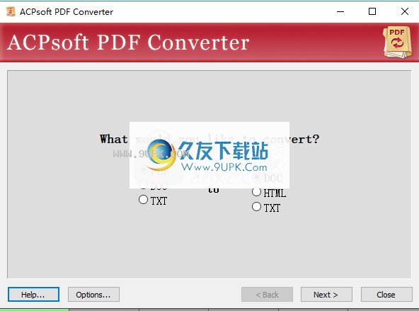 ACPsoftPDFConverter