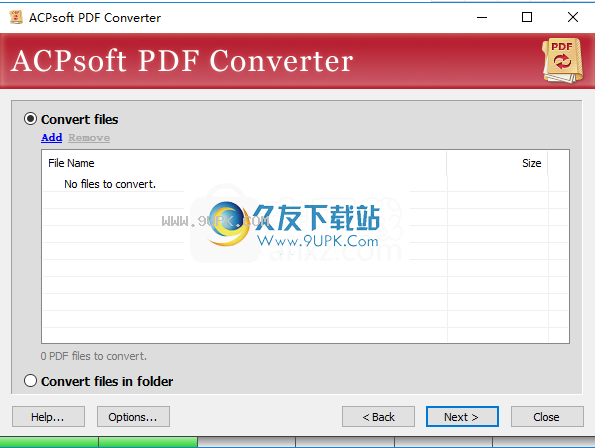 ACPsoftPDFConverter