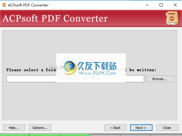 ACPsoftPDFConverter