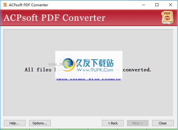 ACPsoft PDF Converter