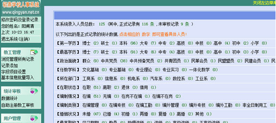 轻燕学校人事管理系统