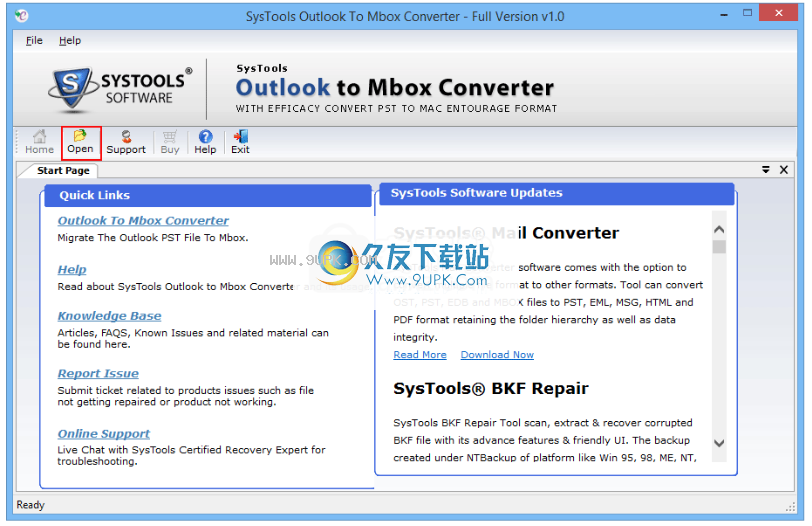 SysTools Outlook to MBOX