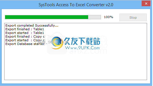 SysToolsAccesstoExcelConverter