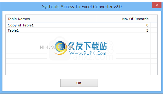 SysToolsAccesstoExcelConverter