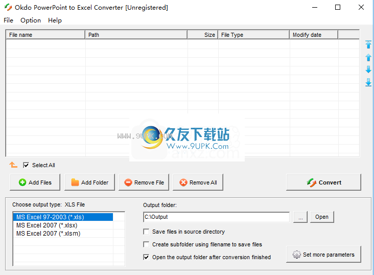 OkdoPowerPointToExcelConverter