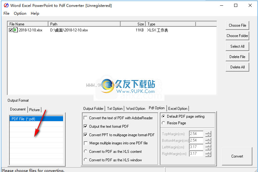 Word Excel PowerPoint to Pdf Converter